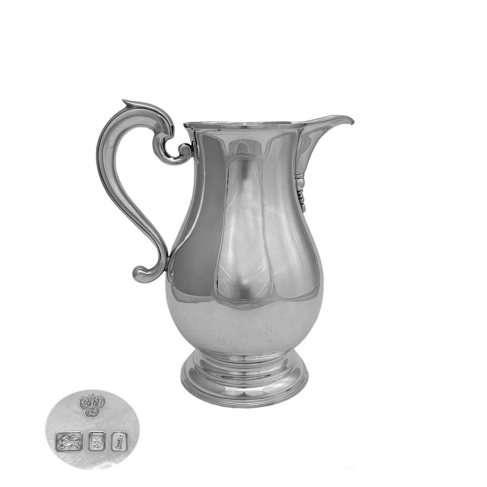 Sterling Silver Beer Jug 1964