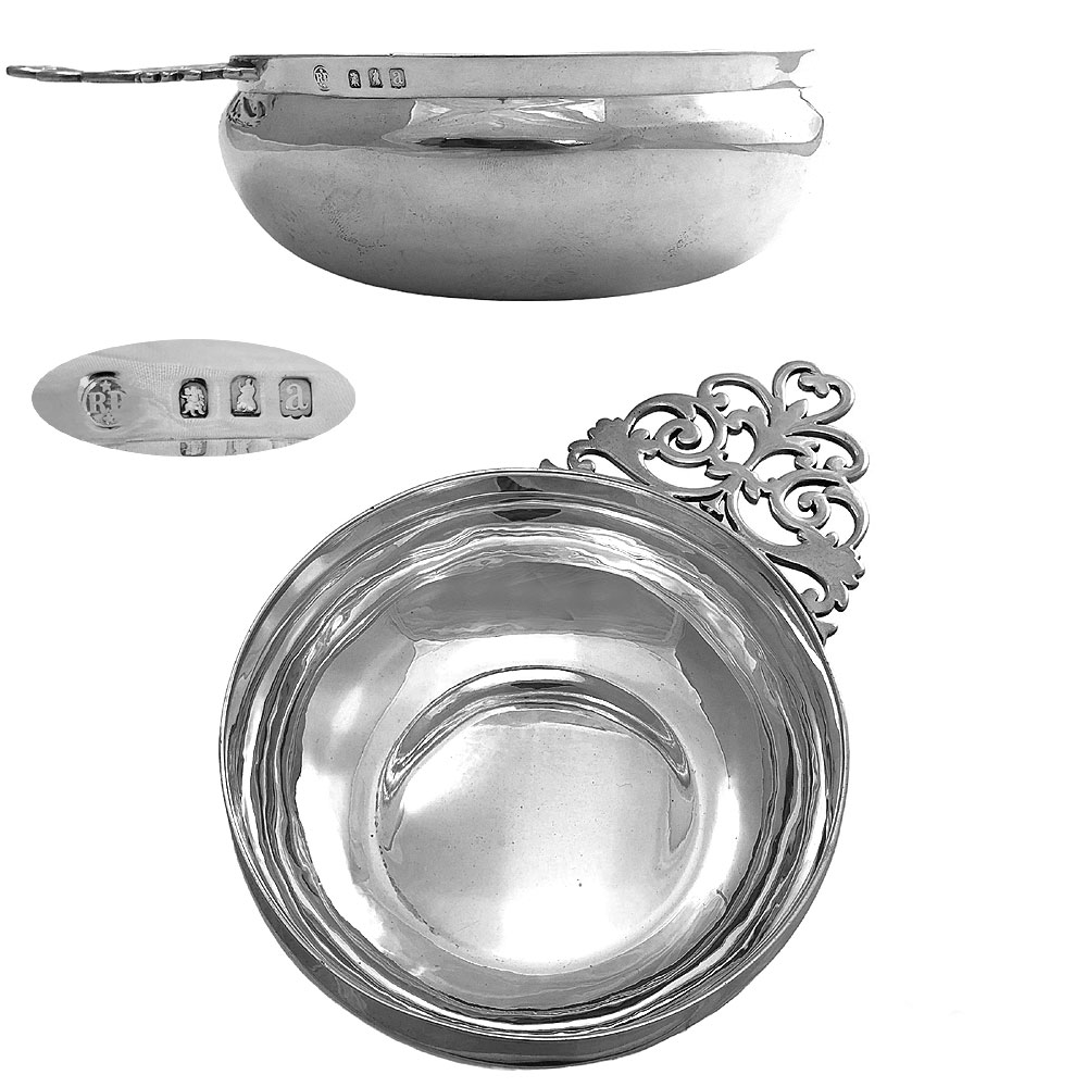 Victorian Britannia Silver Porringer 1896