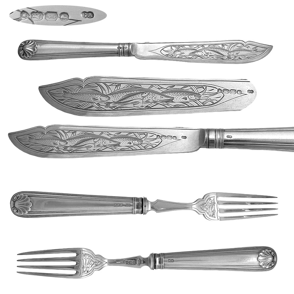 12 piece Fish Service 1864/1930