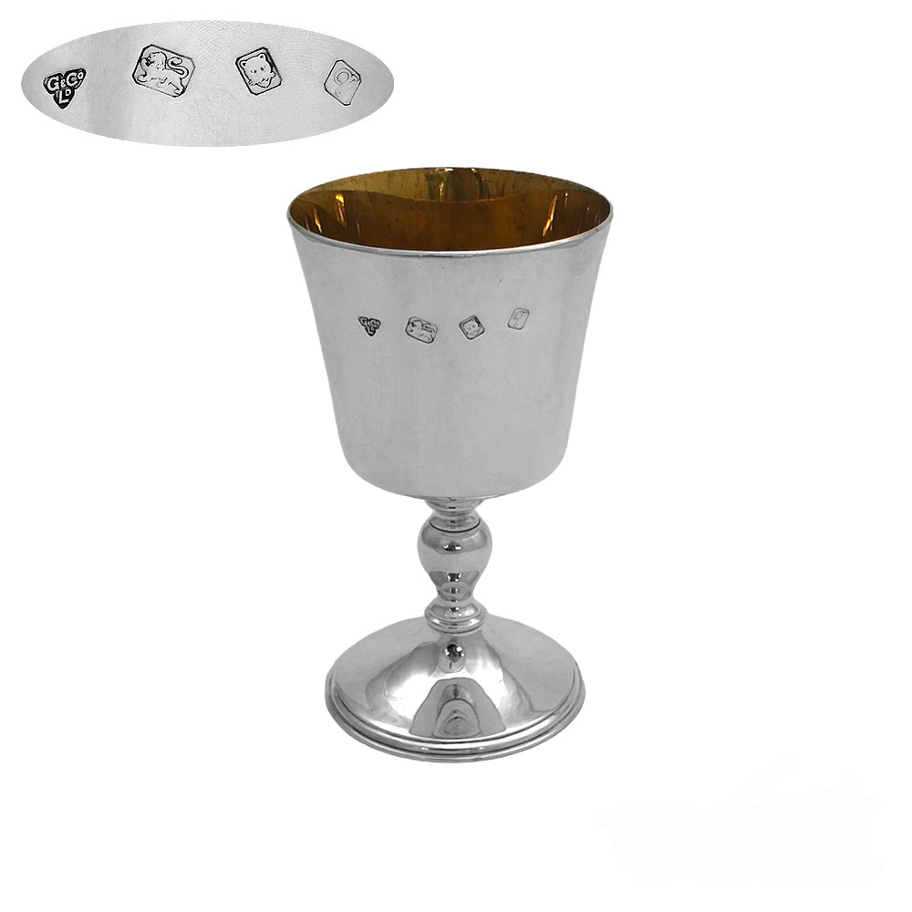 Sterling  Silver  Wine Goblet 1971