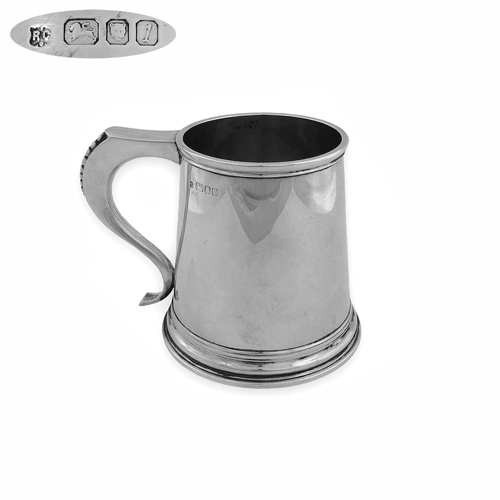 Sterling Silver  Pint Mug London 1966