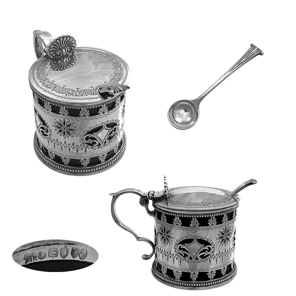 Sterling Silver Mustard Pot 1955