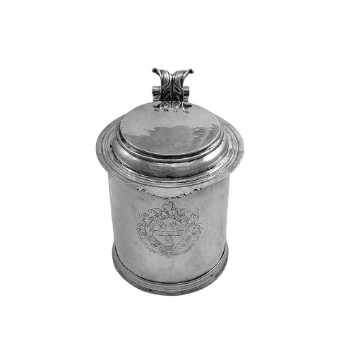 Queen Anne Silver Tankard London 1702